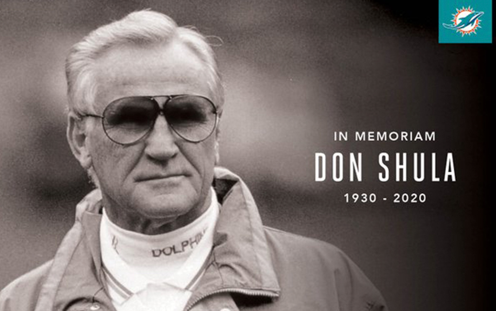 Fallece Don Shula, el entrenador con más victorias en la NFL