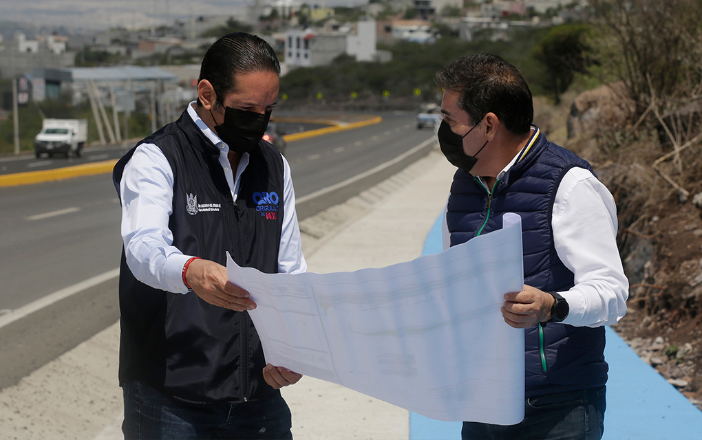 Supervisan modernización de la Carretera Querétaro-Chichimequillas