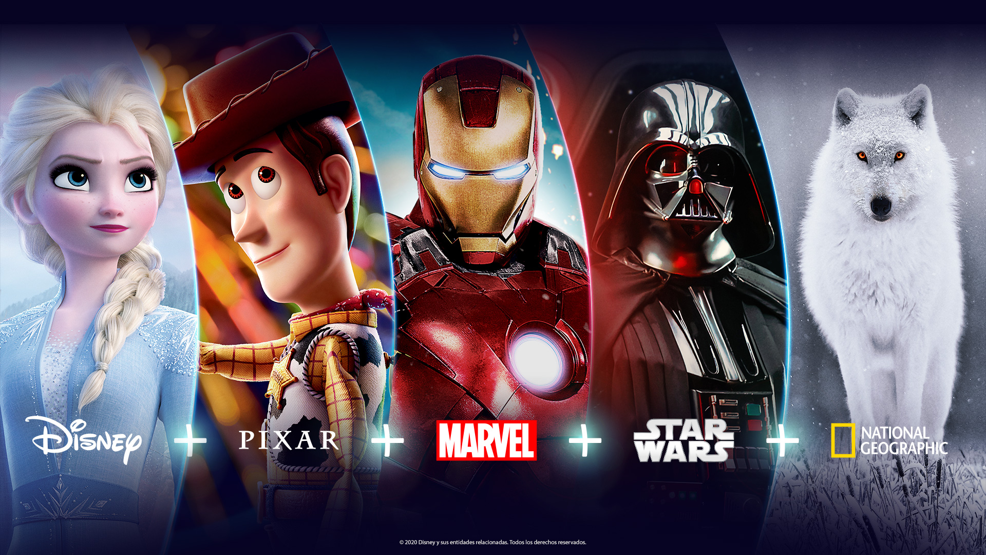 La oferta de Disney Plus incluye a Pixar, Marvel, Star Wars y contenidos de National Geographic / Cortesía: Disney.