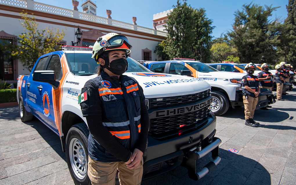 Entregan equipamiento a Protección Civil de El Marqués /Foto: Especial