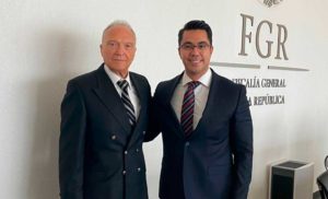 Fernando Macías se reúne con el fiscal general de la república, Alejandro Gertz