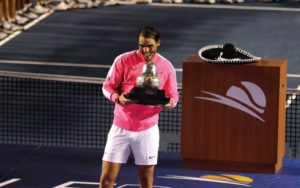 Rafael Nadal regresa al Abierto Mexicano de Tenis