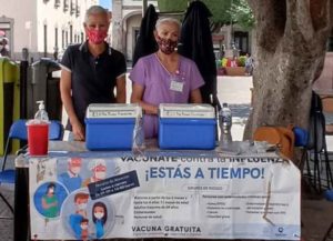 Continúa jornada de vacunación contra la influenza en Querétaro