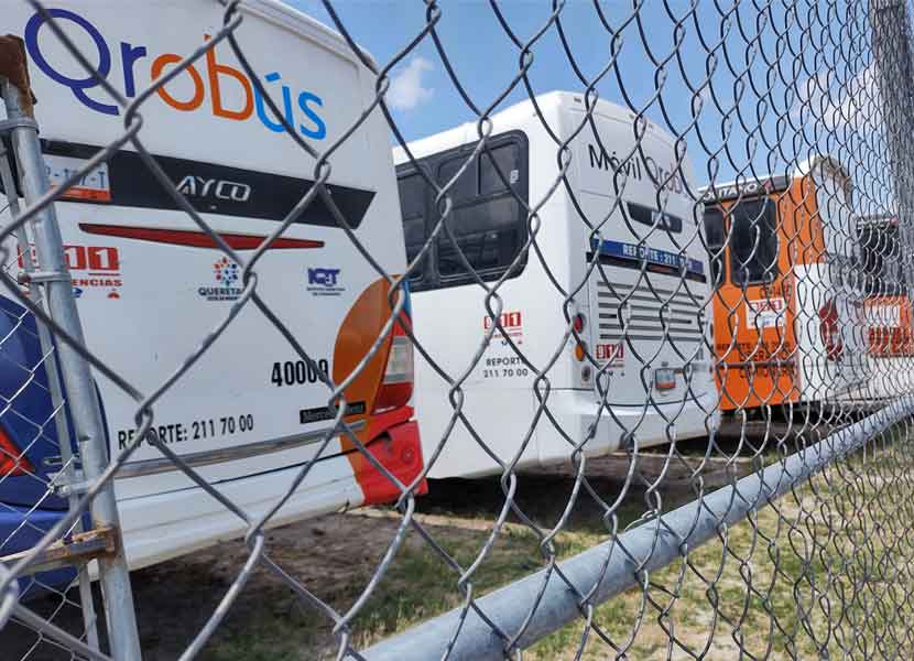 Denuncian unidades de transporte en Querétaro con ausencia de placas