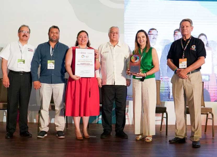 Querétaro recibe el reconocimiento a la Innovación del Producto Turístico Mexicano