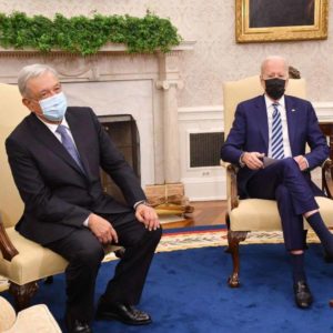 AMLO llegó a Estados Unidos para reunirse con Joe Biden