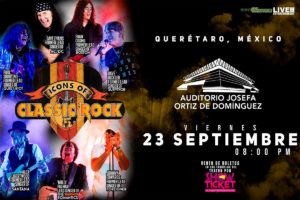 Por primera vez los grandes iconos del rock llegan a Querétaro