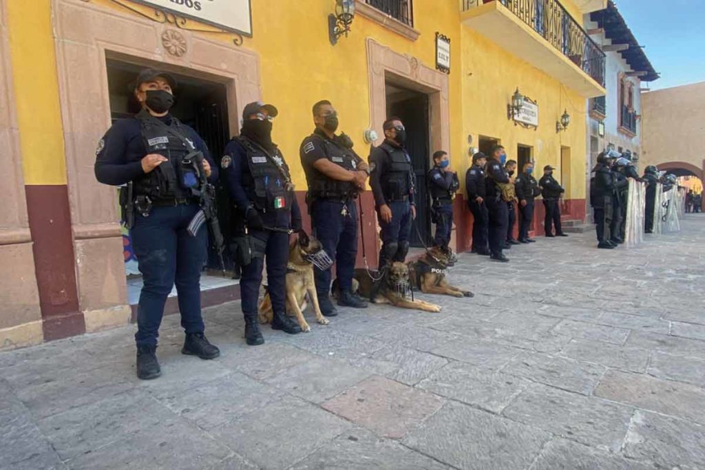 Policía Estatal refuerza presencia en Huimilpan