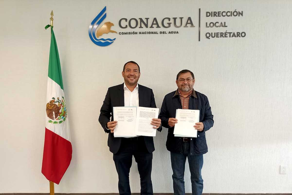 San Juan del Río y Conagua firman convenio de colaboración