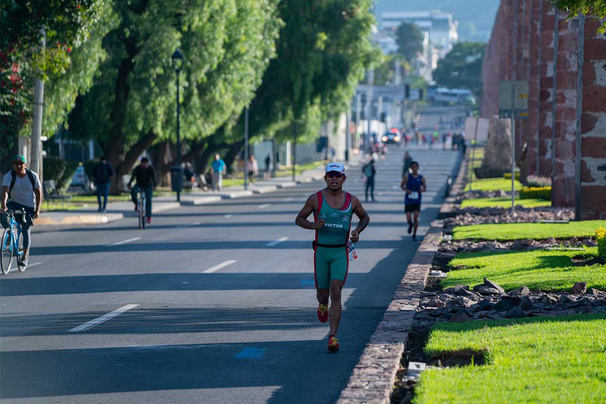 Querétaro Maratón en preparativos para la edición de este año. / Archivo