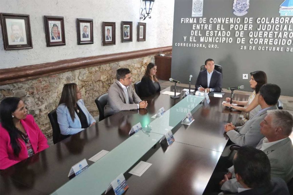 Corregidora y Tribunal Superior de Justicia firman convenio de colaboración