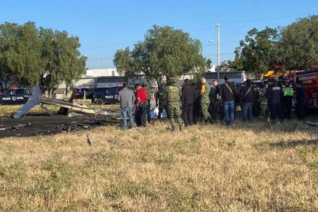 Muere titular de la SSP de Aguascalientes tras desplome de helicóptero