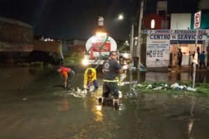 Atieden afectaciones a causa de lluvias en la capital de Querétaro