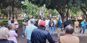 Colonos de Carretas se reúnen con delegado del Centro Histórico
